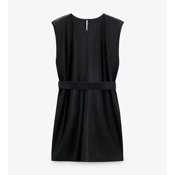 ❌SOLD❌ZARA SHOULDER PAD DRESS - Picture 4 of 5